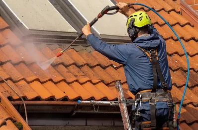 Démoussage et hydrofuge de toiture à Éguelshardt
